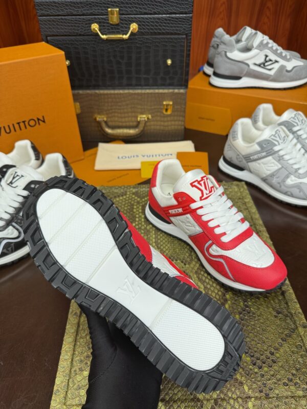 sy_no_261529DA9E47C9804A44C24542788445_6 Louis Vuitton Run Away Sneakers in Red & White