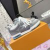 sy_no_2666FEEA6F0C3702CB7DC93F671B6E9A_2 Louis Vuitton LV Skate Grey & Light Blue Retro Skate Sneakers