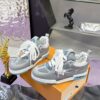 sy_no_2666FEEA6F0C3702CB7DC93F671B6E9A_3 Louis Vuitton LV Skate Grey & Light Blue Retro Skate Sneakers