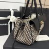 sy_no_267B9409B174886177AF8B9DC1C48734_3 Black Caviar Leather Bowling Bag