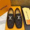 sy_no_26C6420FBC10782E2B61639784CC079A_0 Louis Vuitton Hockenheim / LV Driver Dark Grey Monogram Suede Moccasin