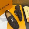 sy_no_26C6420FBC10782E2B61639784CC079A_1 Louis Vuitton Hockenheim / LV Driver Dark Grey Monogram Suede Moccasin