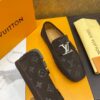 sy_no_26C6420FBC10782E2B61639784CC079A_3 Louis Vuitton Hockenheim / LV Driver Dark Grey Monogram Suede Moccasin