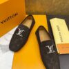 sy_no_26C6420FBC10782E2B61639784CC079A_7 Louis Vuitton Hockenheim / LV Driver Dark Grey Monogram Suede Moccasin