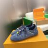 sy_no_26CCB86B7E4AA24EA6F71A6B68388458_1 Louis Vuitton Sneakerina Blue Monogram Denim Flower Thin-Sole Sneakers