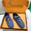 sy_no_26CCB86B7E4AA24EA6F71A6B68388458_3 Louis Vuitton Sneakerina Blue Monogram Denim Flower Thin-Sole Sneakers