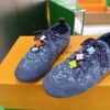 sy_no_26CCB86B7E4AA24EA6F71A6B68388458_6 Louis Vuitton Sneakerina Blue Monogram Denim Flower Thin-Sole Sneakers