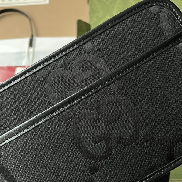 sy_no_27510EBB0A28DCD5AE601F66DCF7C0B1_5 Gucci Off The Grid Jumbo GG Messenger Bag / Camera Bag – Black