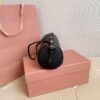 sy_no_275F254B24A7EF6302825C49DDB5A992_2 Black Leather Cylindrical Underarm Shoulder Bag