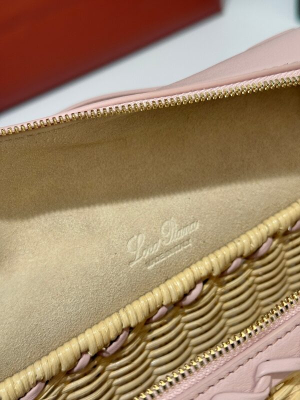 sy_no_2795688B4A7E253E4C0ED1820F29F64E_8 Loro Piana Extra Pocket L19 – Woven Leather Bag (Pink)
