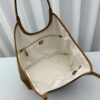 Caramel Brown Smooth Leather Large Shoulder Tote