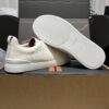 sy_no_282B457498AD448547F9BEB0BE85F953_6 Cream Pebbled Suede Triple-Cross Slip-On Shoes