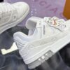 sy_no_283C78E9B8F0DF71A742B6D94CEB39AB_6 Louis Vuitton LV Trainer Glacier White Puppy Charm Sneakers