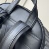 sy_no_2859908DD735E17B0E1B1A678DDFD9D1_5 Woven Waxed Leather Unisex Backpack – Black