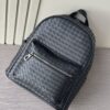 sy_no_2859908DD735E17B0E1B1A678DDFD9D1_6 Woven Waxed Leather Unisex Backpack – Black