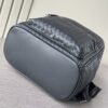 sy_no_2859908DD735E17B0E1B1A678DDFD9D1_7 Woven Waxed Leather Unisex Backpack – Black