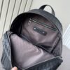 sy_no_2859908DD735E17B0E1B1A678DDFD9D1_8 Woven Waxed Leather Unisex Backpack – Black