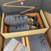 sy_no_28E41A1821D14BAA725393883C210019_6 Grey Smooth Leather Slip-On Sneakers