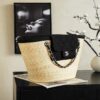 sy_no_29AFBBC5348A969DF5FBA7A4E5B57063_1 Black Large Straw Basket Tote