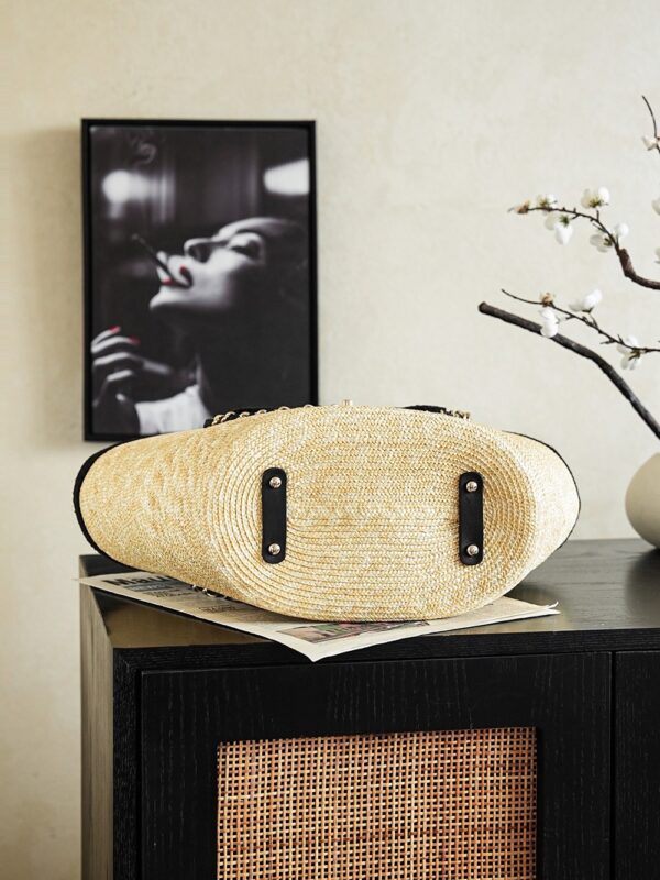 sy_no_29AFBBC5348A969DF5FBA7A4E5B57063_4 Black Large Straw Basket Tote
