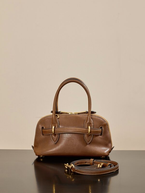 MIUMIU Aventure Mini Shell Bag in Oak Color