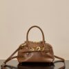 MIUMIU Aventure Mini Shell Bag in Oak Color