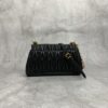 sy_no_2A15DFC0E167BD6A387E9E8375450003_1 Black Matelassé Flap Shoulder / Crossbody Bag