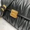 sy_no_2A15DFC0E167BD6A387E9E8375450003_5 Black Matelassé Flap Shoulder / Crossbody Bag