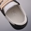 sy_no_2A3D1A6F57A5F010EB2148753BC45A31_8 Gucci Re-Web Sneaker in Black & White Perforated Leather with Interlocking GG