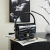 sy_no_2A8F92884B608037BCC46834D357CC50_1 Crocodile-Embossed Calfskin Top-Handle Bag