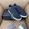 sy_no_2B5DC565488F2C99447C919897985410_1 Navy Blue Suede Slip-On Sneakers
