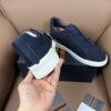 sy_no_2B5DC565488F2C99447C919897985410_5 Navy Blue Suede Slip-On Sneakers