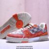 Louis Vuitton LV Trainer Orange & Damier Retro Sneakers