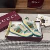 sy_no_2B9C996F323CE37BEBF24CCE1D52556B_2 Gucci Screener GG Canvas & Beige Suede Sneaker with Blue Wash Accent