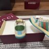 sy_no_2B9C996F323CE37BEBF24CCE1D52556B_7 Gucci Screener GG Canvas & Beige Suede Sneaker with Blue Wash Accent