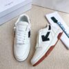 sy_no_2C0DC31724A8950ACB5409E284471113_2 Cream & Black Arrow Low-Top Retro Sneakers