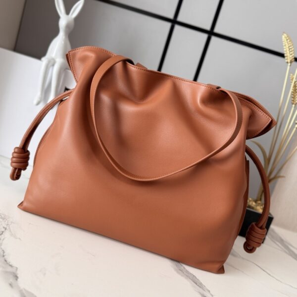 Loewe Flamenco Large Pouch Bag – Napa Calfskin Leather (Brown)