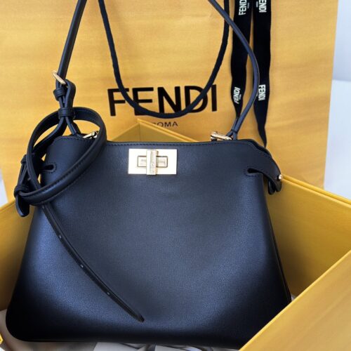 sy_no_2C7AB9C472D9FF7A81AA80FB1985EF34_0 Fendi Peekaboo Soft Small Handbag – Black