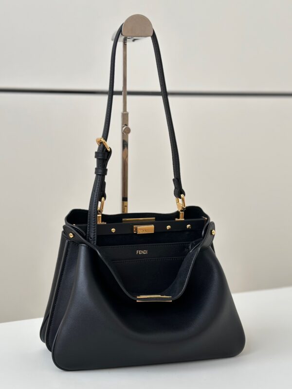 sy_no_2C7AB9C472D9FF7A81AA80FB1985EF34_1 Fendi Peekaboo Soft Small Handbag – Black