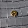 sy_no_2CC18A94DFB333B79844E878D75A6470_8 Charcoal Gray Crocodile-Embossed East-West Handbag
