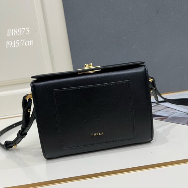 FURLA Vintage Frame Crossbody Bag – Taupe