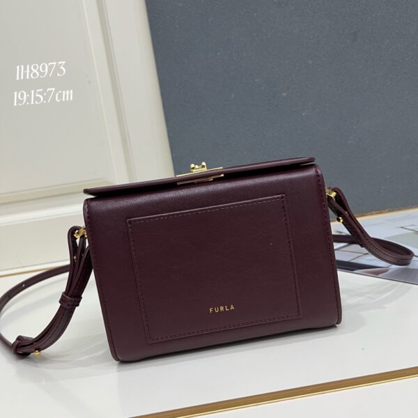 FURLA Vintage Frame Crossbody Bag – Taupe