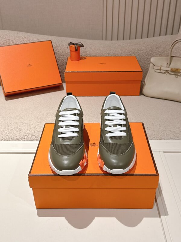 Military Green & Olive Lightweight Sneakers