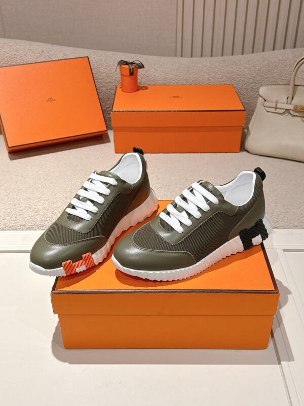 Military Green & Olive Lightweight Sneakers