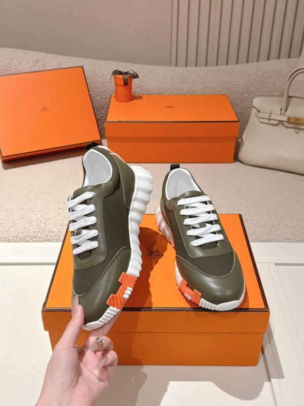 Military Green & Olive Lightweight Sneakers