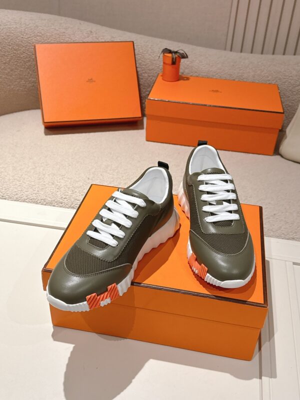 Military Green & Olive Lightweight Sneakers
