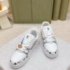 sy_no_2DFCFDAC387805903D57EA27B677C36B_2 Louis Vuitton LV Trainer White / Black Outline Monogram Sneakers