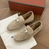 sy_no_2E06516C033E83554255616B213219C3_3 Loro Piana Summer Charms Walk Sand Suede Loafers
