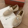sy_no_2E06516C033E83554255616B213219C3_4 Loro Piana Summer Charms Walk Sand Suede Loafers