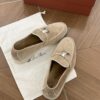 sy_no_2E06516C033E83554255616B213219C3_6 Loro Piana Summer Charms Walk Sand Suede Loafers